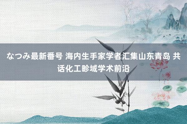 なつみ最新番号 海内生手家学者汇集山东青岛 共话化工畛域学术前沿